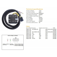 DZE REGULATOR NAPIĘCIA POLARIS ACE 325 EFI '14-'16 570 EFI '15-'16 900 '16 RZR 570/900 '12 RZR 1000 EFI '15 (50A) (OEM 4013