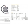 DZE REGULATOR NAPIĘCIA YAMAHA XTZ 660 '92-'93, XTZ 750 '92-'94, XV 250 VIRAGO '94 GILERA DAKOTA/SATURNO/XRT/NORD WEST/ RC/R/COB