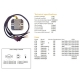 DZE REGULATOR NAPIĘCIA KTM 690R ENDURO '08-'13 950R SUPER ENDURO '06- SUPERMOTO 950/990R '05-'11 (OEM-62511034000) (SH541SB, S