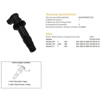 DZE CEWKA ZAPŁONOWA (FAJKOCEWKA) YAMAHA YFZ 450R '04-'13 WR 450F '03-'09 YZ 450F '03-'09 (OEM 5TA-82310-00)