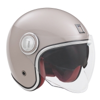 NOX PREMIUM KASK OTWARTY JET HERITAGE SOLID KOLOR SZAMPAŃSKI ROZMIAR L