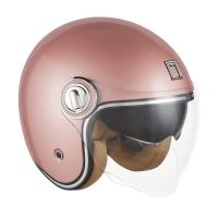 NOX PREMIUM KASK OTWARTY JET HERITAGE SOLID KOLOR RÓŻOWY/ZŁOTY ROZMIAR S