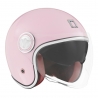 NOX PREMIUM KASK OTWARTY JET HERITAGE SOLID KOLOR RÓŻOWY PASTELOWY ROZMIAR S