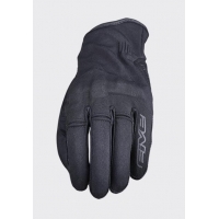 FIVE GLOVES RĘKAWICE SKÓRZANO-TEKSTYLNE DAMSKIE FLOW WOMAN KOLOR CZARNY ROZMIAR 10 (L)