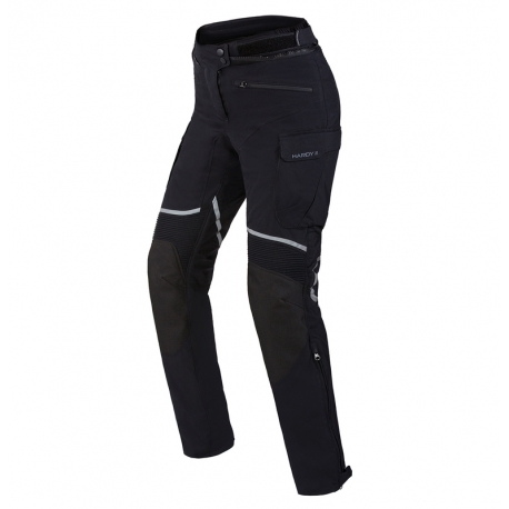 SPODNIE MOTOCYKLOWE TEKSTYLNE DAMSKIE REBELHORN HARDY 2 BLACK WXXL