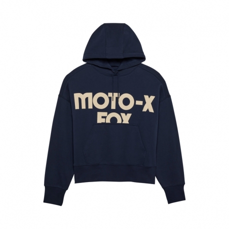 BLUZA Z KAPTUREM FOX LADY MOTO-X OVERSIZED MIDNIGHT