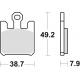 TRW ZF KLOCKI HAMULCOWE KH369 SINTER STREET KAWASAKI ZX6RR 03-06, ZX6R 636 03-06, PRZÓD (PROMOCJA)