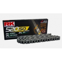 RK ŁAŃCUCH NAPĘDOWY 520SO-110 (O-RING) ZAKUWKA (CLF) W ZESTAWIE KOLOR STANDARD (POJEMNOŚĆ: DO 400 CCM) (30,5 KN)