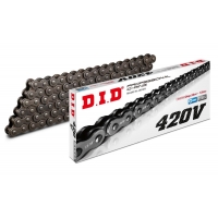 DID ŁAŃCUCH NAPĘDOWY 420V-122 (122 OGNIW) O-RING (ORINGOWY) (OTWARTY + ZAPINKA)