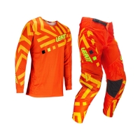LEATT ZESTAW (KOMPLET) KOSZULKA + SPODNIE MOTO RIDE KIT 3.5 CITRUS KOLOR POMARAŃCZOWY/ŻÓŁTY FLUO ROZMIAR XXL