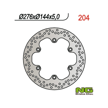 NG TARCZA HAMULCOWA PRZÓD/TYŁ HONDA CBR 600F (87-94), XL 600V TRANSALP (87-96), X4 (97-99) NT 650V DEAUVILLE (98-12)CBX /VT/FJS/