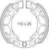 BRENTA SZCZĘKI HAMULCOWE DAELIM / HONDA / KYMCO / PEUGEOT / SYM (110x25mm) (FT 01200)