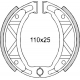 BRENTA SZCZĘKI HAMULCOWE SH503 YAMAHA CYGNUS 125 '95-'02, NEOS 50 '97-'09, SR 125 '82-'02, TT 225 '86-'04, YFA 125 '91-'93, YFM 