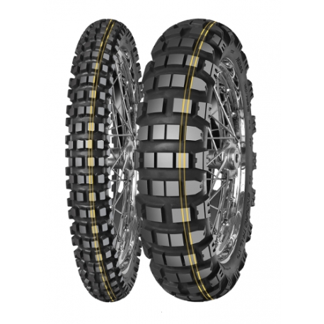 MITAS OPONA 150/70B17 ENDURO TRAIL XT+ DAKAR (PODWÓJNY ŻÓŁTY PASEK) 69T M+S TYŁ DOT 08/2025 (460114) (ZAMIENNIK:70000496)