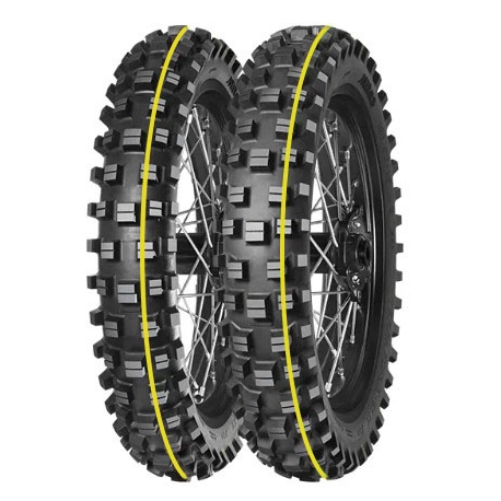 MITAS OPONA 120/90-18 TERRA FORCE-EX XT SUPER EXTREME 65M TT TYŁ (ŻÓŁTY PASEK) DOT 10/2025 (460103) (zamiennik:70000286)