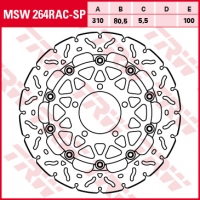 TRW ZF TARCZA HAMULCOWA PRZÓD KAWASAKI ZX-6R 636 13-17, Z 800 / E VERSION, KLZ 1000 VERSYS 15-, Z 1000 14-, ZX-10R 08-15, GTR 14