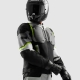 KURTKA MOTOCYKLOWA TEKSTYLNA REBELHORN BORG 2 BLACK GREY FLUO YELLOW