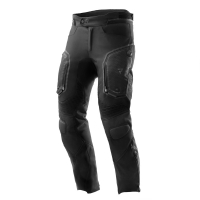 SPODNIE MOTOCYKLOWE TEKSTYLNE REBELHORN BORG 2 BLACK (KRÓTKA NOGAWKA)