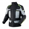 KURTKA MOTOCYKLOWA TEKSTYLNA REBELHORN CUBBY 4 BLACK GREY FLUO YELLOW XS
