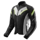 KURTKA MOTOCYKLOWA TEKSTYLNA DAMSKA REBELHORN HIFLOW 5 BLACK GREY FLUO YELLOW