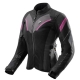 KURTKA MOTOCYKLOWA TEKSTYLNA DAMSKA REBELHORN HIFLOW 5 BLACK GREY FLUO PINK