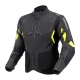 KURTKA MOTOCYKLOWA TEKSTYLNA REBELHORN HIKER 4 DARK GREY BLACK FLUO YELLOW