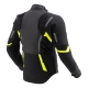 KURTKA MOTOCYKLOWA TEKSTYLNA REBELHORN HIKER 4 DARK GREY BLACK FLUO YELLOW