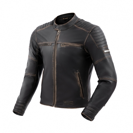 KURTKA MOTOCYKLOWA SKÓRZANA REBELHORN HUNTER 2 VINTAGE BROWN