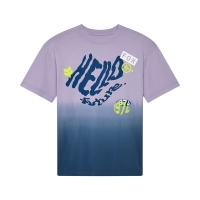 T-SHIRT FOX LADY HELLO FUTURE OVERSIZED LILAC L