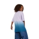 T-SHIRT FOX LADY HELLO FUTURE OVERSIZED LILAC L