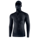 KOSZULKA TERMOAKTYWNA Z KOMINIARKĄ REBELHORN THERM 2 2W1 BLACK GREY XS/S