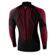 KOSZULKA TERMOAKTYWNA Z DŁUGIM RĘKAWEM REBELHORN THERM 2 BLACK RED XS/S