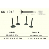 VESRAH ZAWÓR WYDECHOWY HONDA XL 600R/XR 650L/XR 600R, NX 650 '90-00' (2 NA POJAZD) (OEM: 14721-MAN-620,14721-MG3-000) (1SZT.) (M