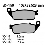 VESRAH KLOCKI HAMULCOWE KH142 / KH196 SPIEK METALICZNY (ZŁOTE) (MADE IN JAPAN)
