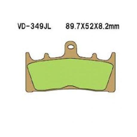 VESRAH KLOCKI HAMULCOWE KH188 SPIEK METALICZNY (ZŁOTE) (MADE IN JAPAN)