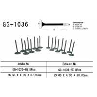 VESRAH ZAWÓR WYDECHOWY HONDA CBR 600 F4 '99-06'(23,00X4,00X80,80MM) (OEM: 14721-MBW-000) (1SZT.) (MADE IN JAPAN)