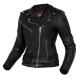 KURTKA MOTOCYKLOWA SKÓRZANA DAMSKA OZONE RAMONES BLACK