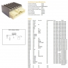 DZE REGULATOR NAPIĘCIA APRILIA BENELLI BETA DERBI GILERA KTM 125/250/300/450/525 EXC KAWASAKI MALAGUTI SUZUKI YAMAHA (