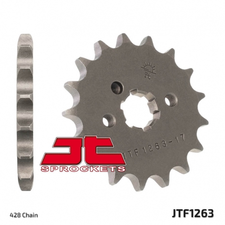 JT ZĘBATKA PRZEDNIA 263 14 SUZUKI RM 80/85, YAMAHA XT 125 R/X JUNAK 125 (26314JT) (ŁAŃC. 428)