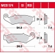 TRW ZF KLOCKI HAMULCOWE KH125 ORGANIC HONDA XLR 125R '98-'99, NX 250 '88-'95, XL 250R BAJA '88-'91, XR 250R '88-'95, XR 600R '88