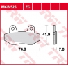 TRW ZF KLOCKI HAMULCOWE KH86 ORGANIC HONDA NSR 50 89-96, NSR 80 87-92, FS 125 SONIC 03-, PRZÓD (PROMOCJA)