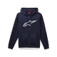 BLUZA Z KAPTUREM NA ZAMEK ALPINESTARS AGELESS 2 NAVY WHITE L