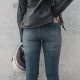 JEANSY MOTOCYKLOWE DAMSKIE REBELHORN CLASSIC 3 SLIM FIT BLACK 24/30