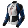 KURTKA MOTOCYKLOWA TEKSTYLNA DAMSKA REBELHORN HARDY 3.0 BLUE GREY RED