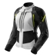 KURTKA MOTOCYKLOWA TEKSTYLNA DAMSKA REBELHORN HARDY 3.0 BLACK LIGHT GREY FLUO YELLOW