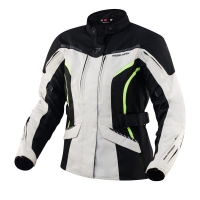KURTKA MOTOCYKLOWA TEKSTYLNA DAMSKA REBELHORN HIKER 3 BLACK GREY FLUO YELLOW WXXS