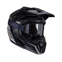 KASK MOTOCYKLOWY Z GOGLAMI LEATT KIT ADV 9.5 CARBON