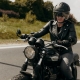 KURTKA MOTOCYKLOWA SKÓRZANA DAMSKA OZONE RAMONES BLACK