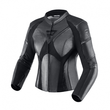 KURTKA MOTOCYKLOWA SKÓRZANA DAMSKA REBELHORN REBEL BLACK W42