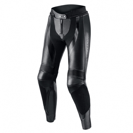 SPODNIE MOTOCYKLOWE SKÓRZANE DAMSKIE REBELHORN REBEL BLACK W42